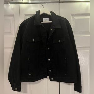Black jean jacket